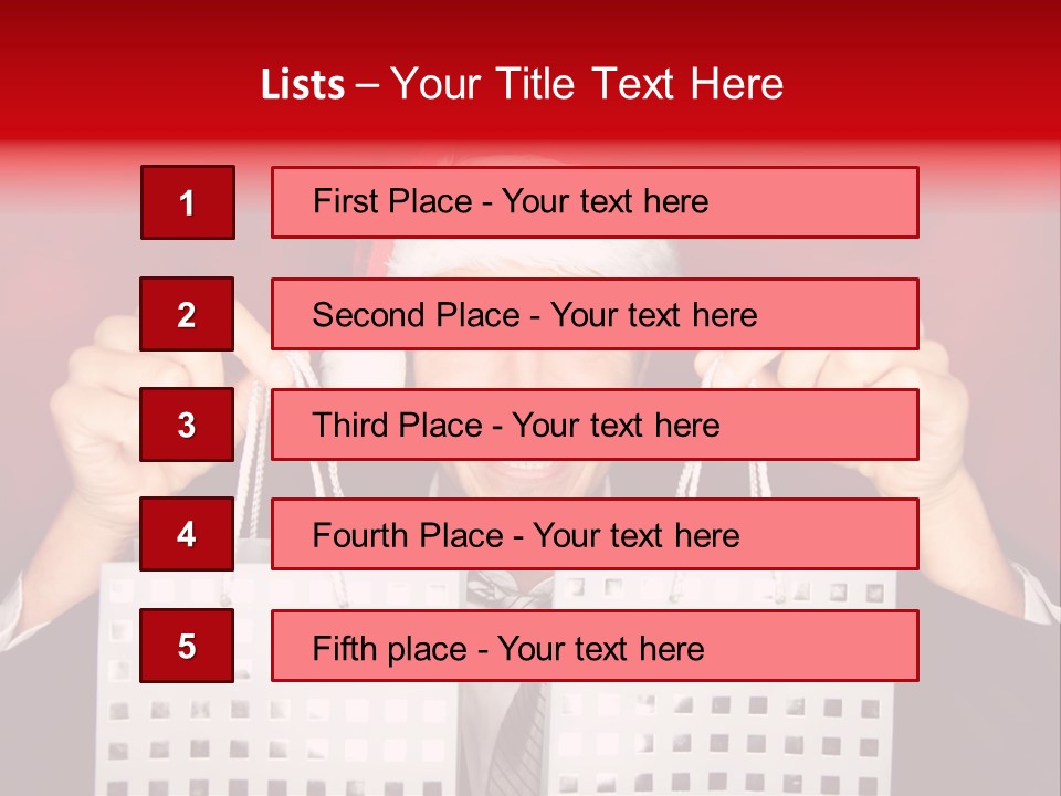 Attractive Men Person PowerPoint Template