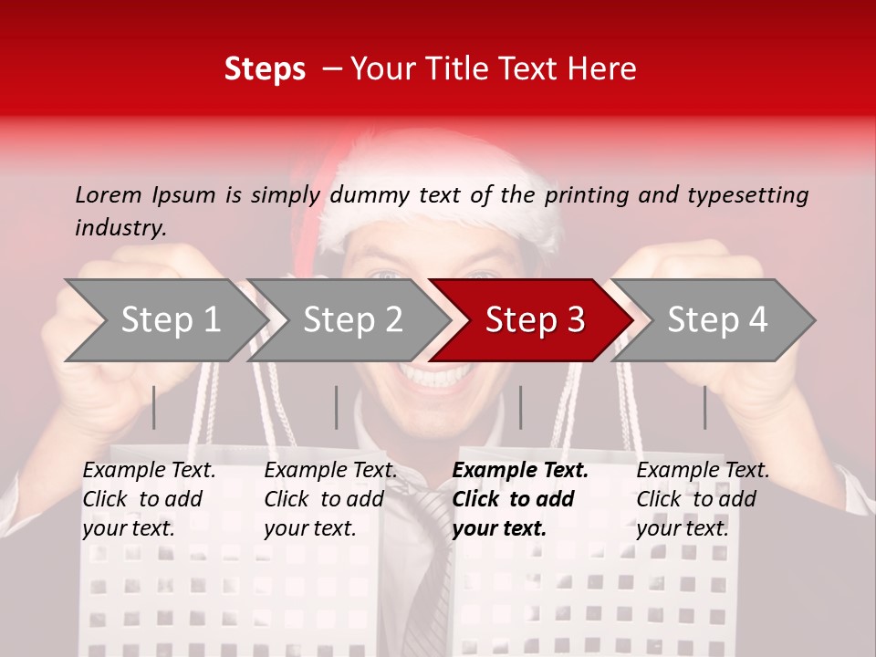 Attractive Men Person PowerPoint Template