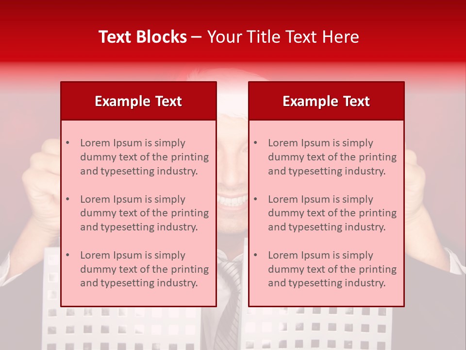 Attractive Men Person PowerPoint Template