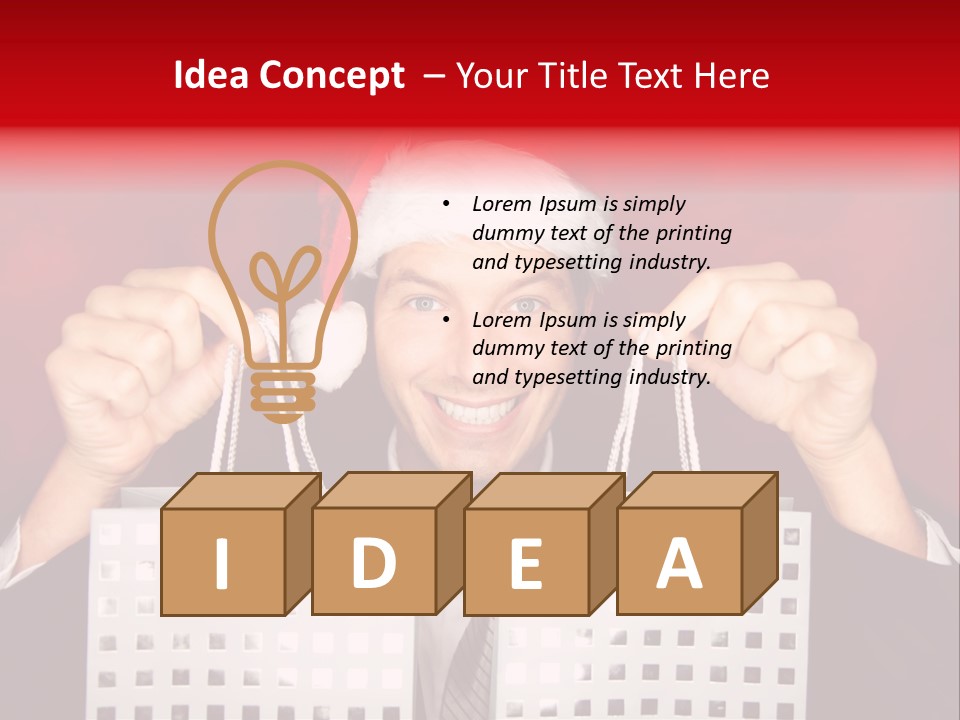 Attractive Men Person PowerPoint Template