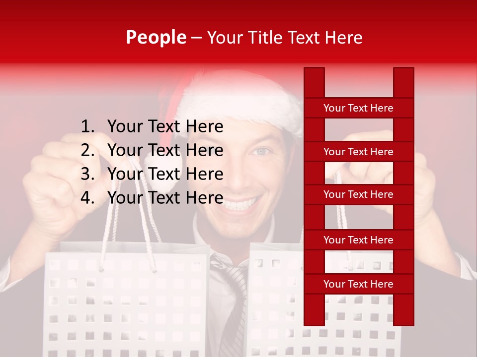 Attractive Men Person PowerPoint Template