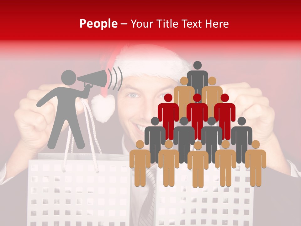 Attractive Men Person PowerPoint Template