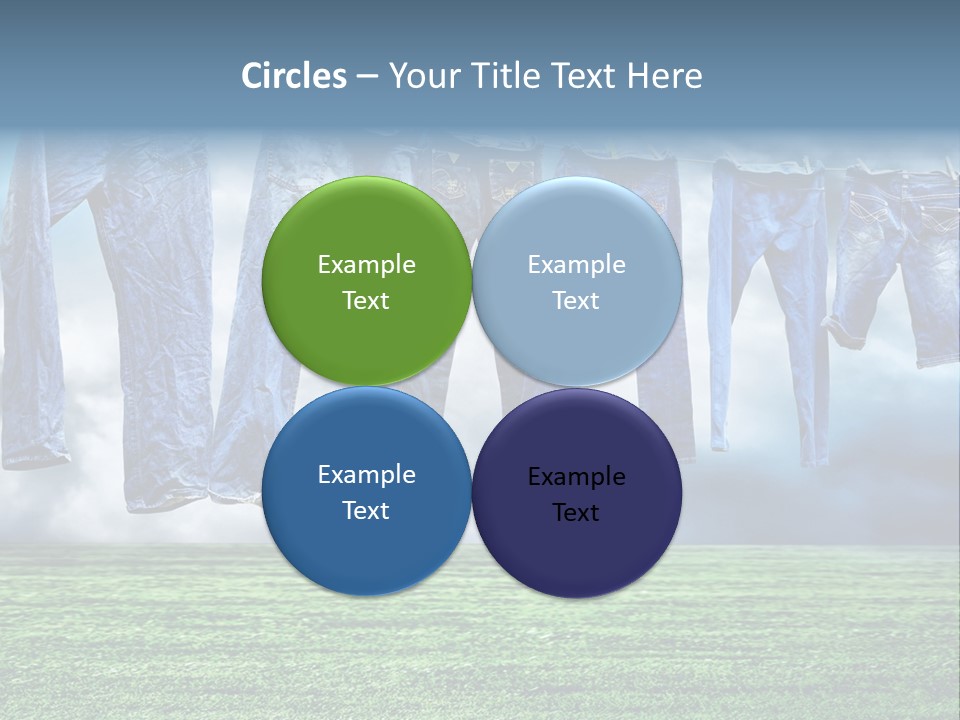 String Line Field PowerPoint Template