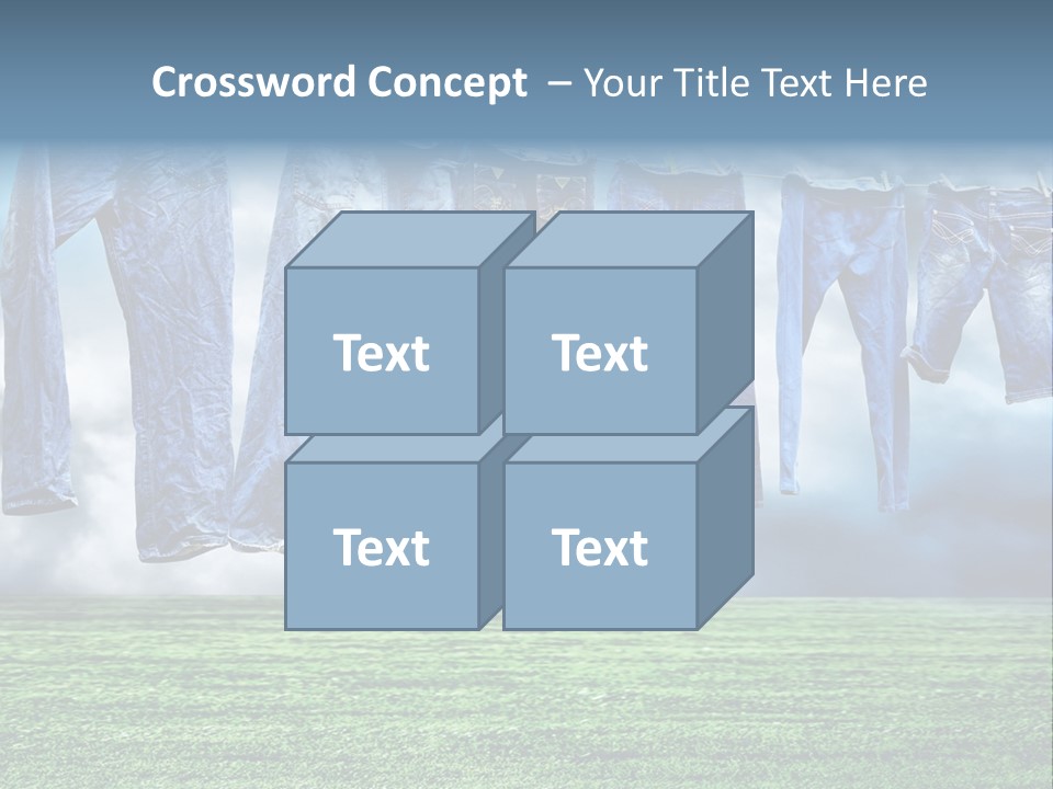 String Line Field PowerPoint Template