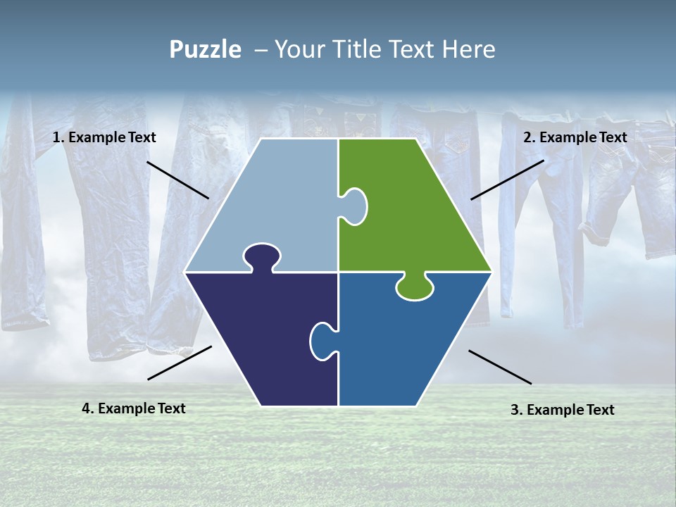 String Line Field PowerPoint Template