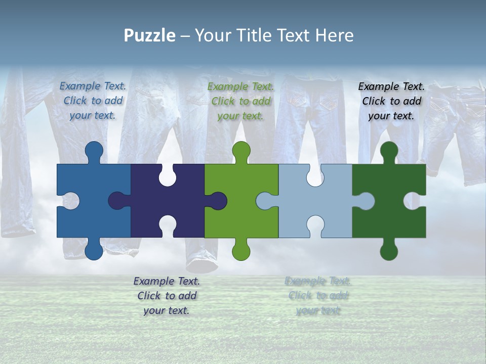 String Line Field PowerPoint Template