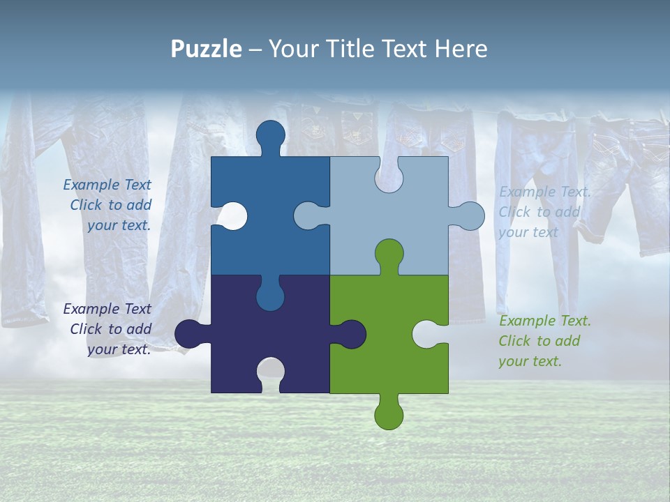 String Line Field PowerPoint Template