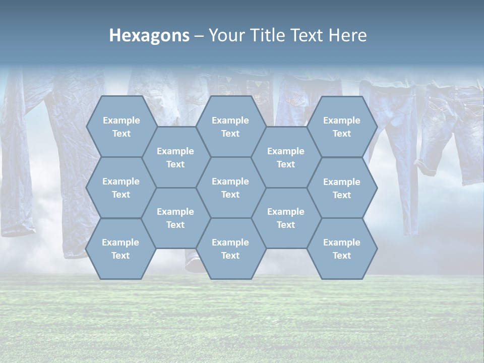 String Line Field PowerPoint Template