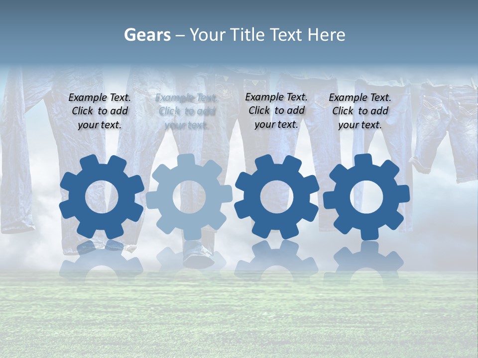 String Line Field PowerPoint Template