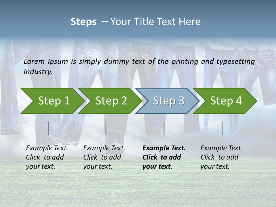 String Line Field PowerPoint Template