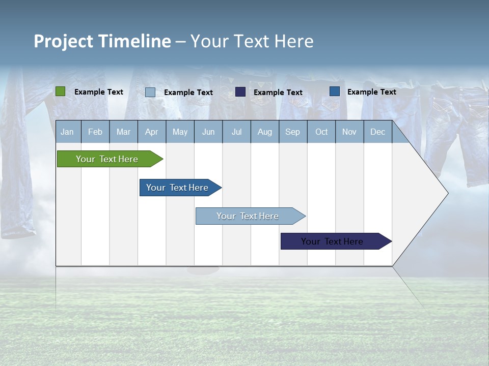 String Line Field PowerPoint Template