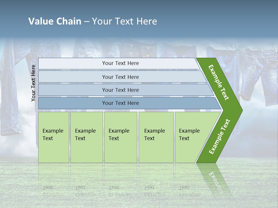 String Line Field PowerPoint Template