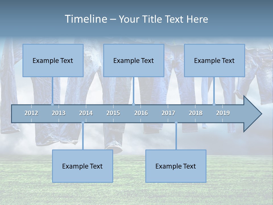 String Line Field PowerPoint Template