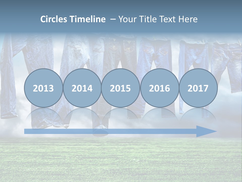 String Line Field PowerPoint Template