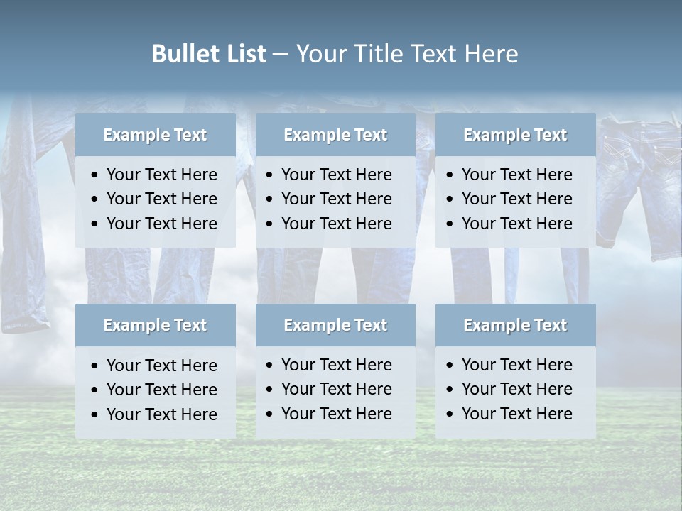 String Line Field PowerPoint Template