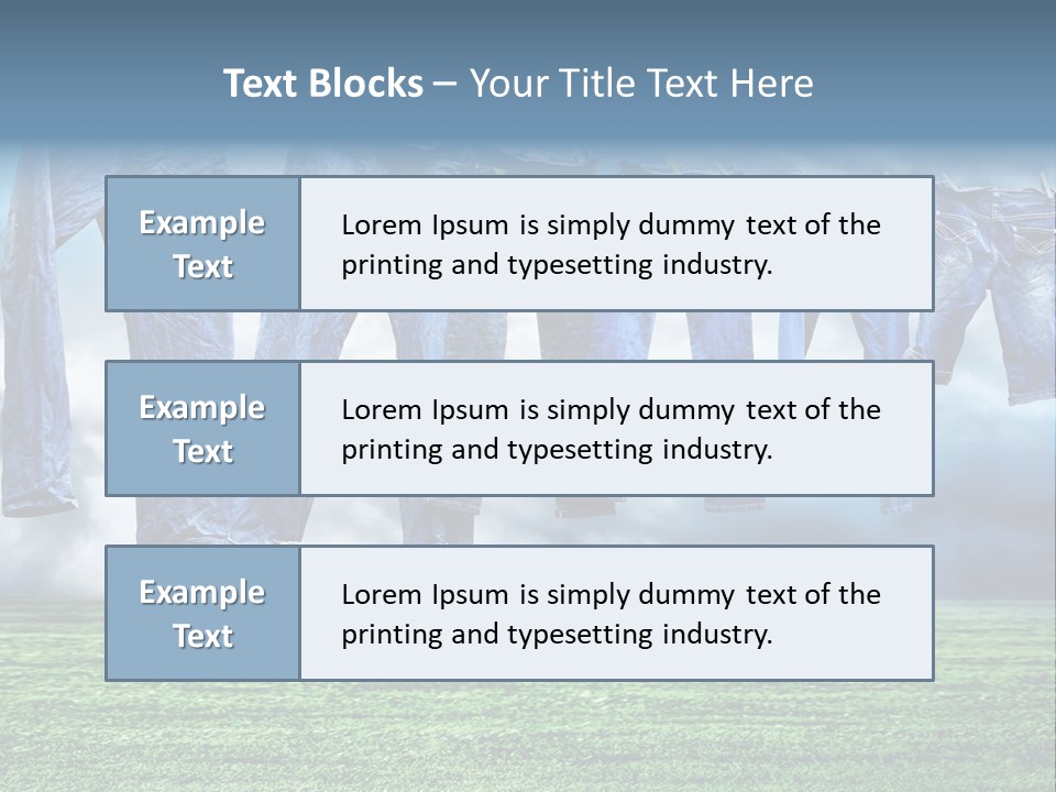 String Line Field PowerPoint Template
