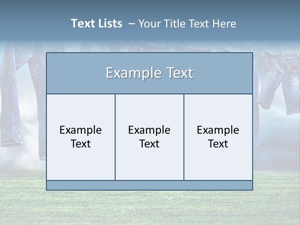 String Line Field PowerPoint Template