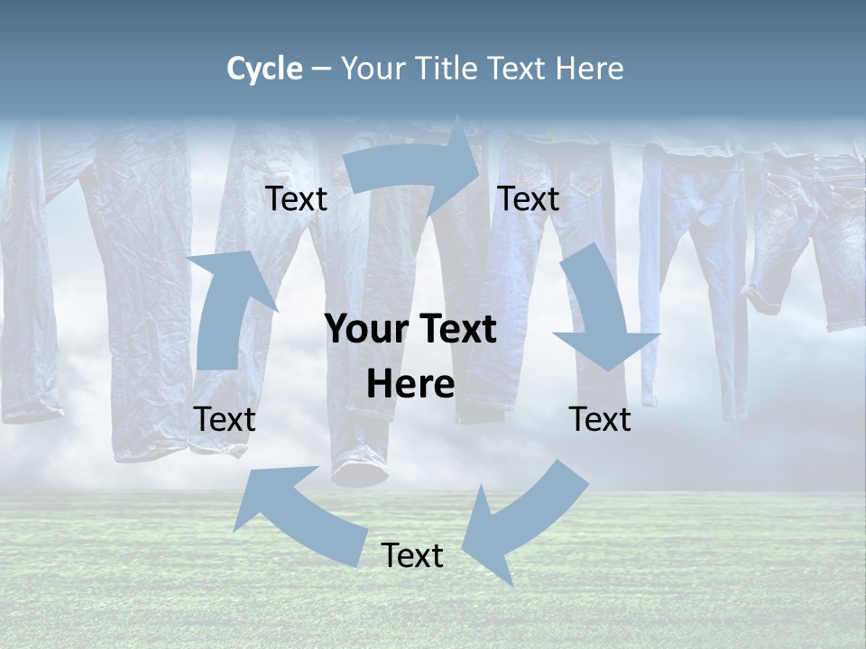 String Line Field PowerPoint Template