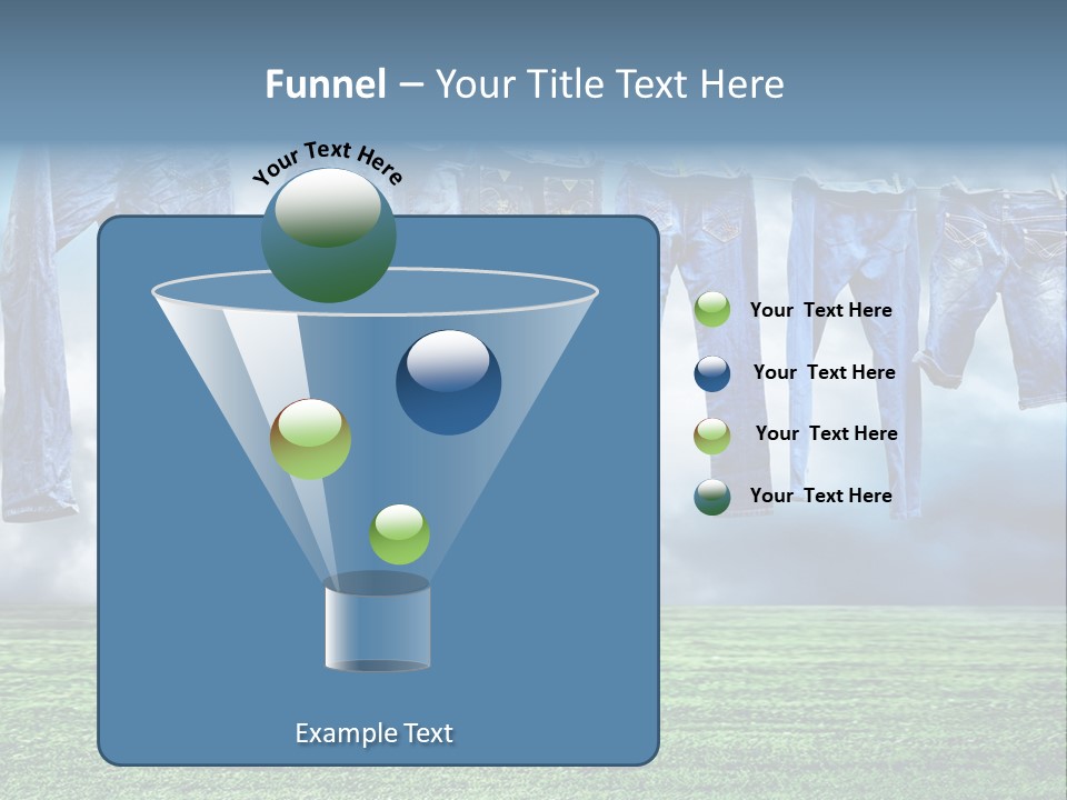 String Line Field PowerPoint Template