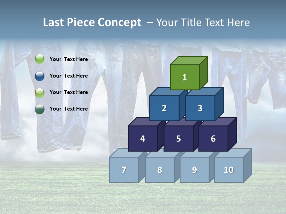 String Line Field PowerPoint Template