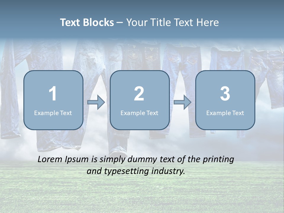 String Line Field PowerPoint Template