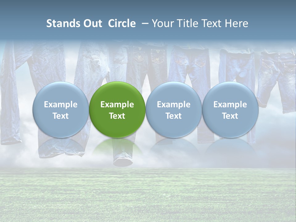 String Line Field PowerPoint Template