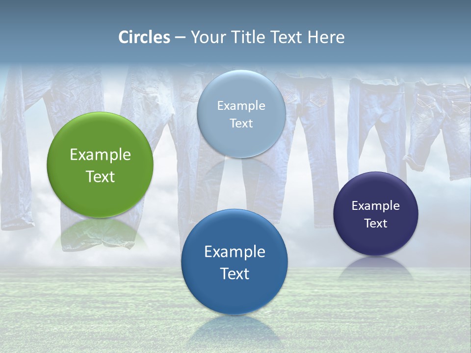 String Line Field PowerPoint Template