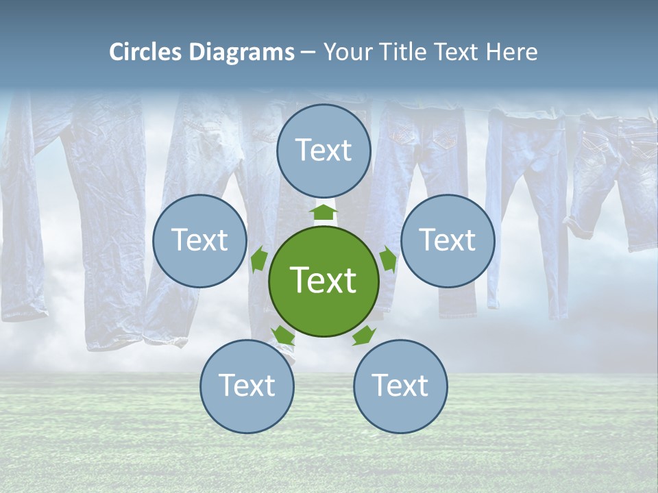 String Line Field PowerPoint Template