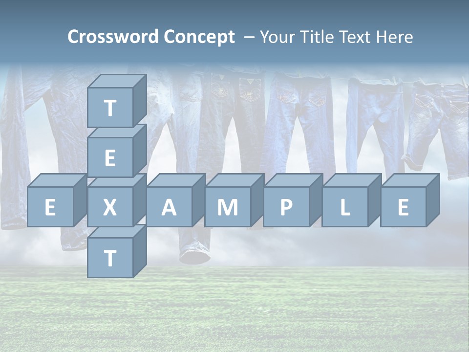 String Line Field PowerPoint Template