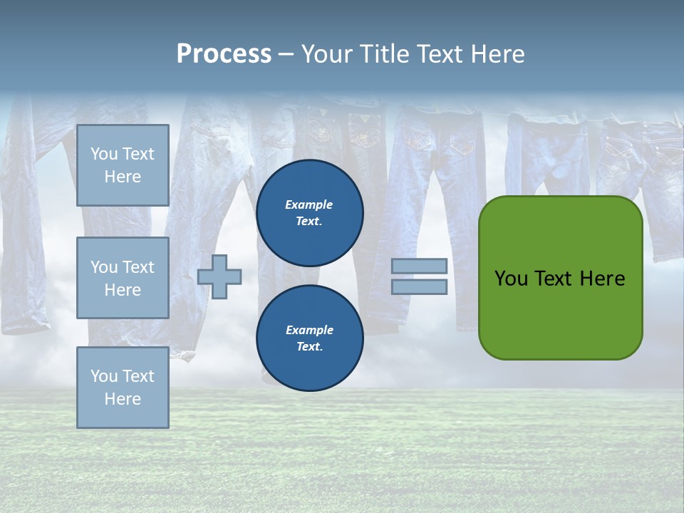 String Line Field PowerPoint Template