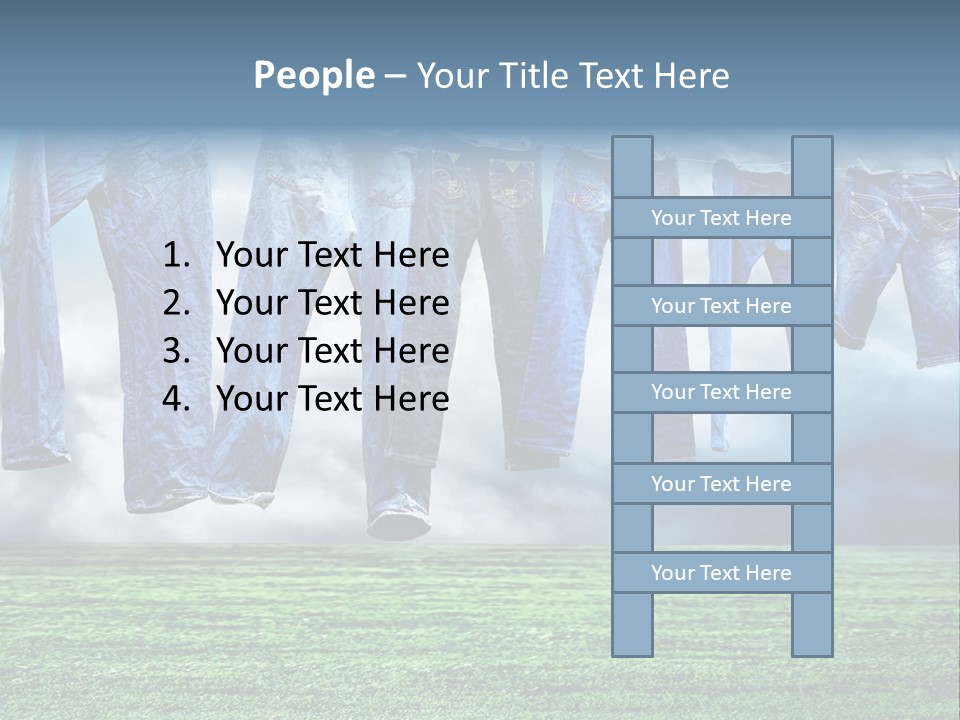 String Line Field PowerPoint Template