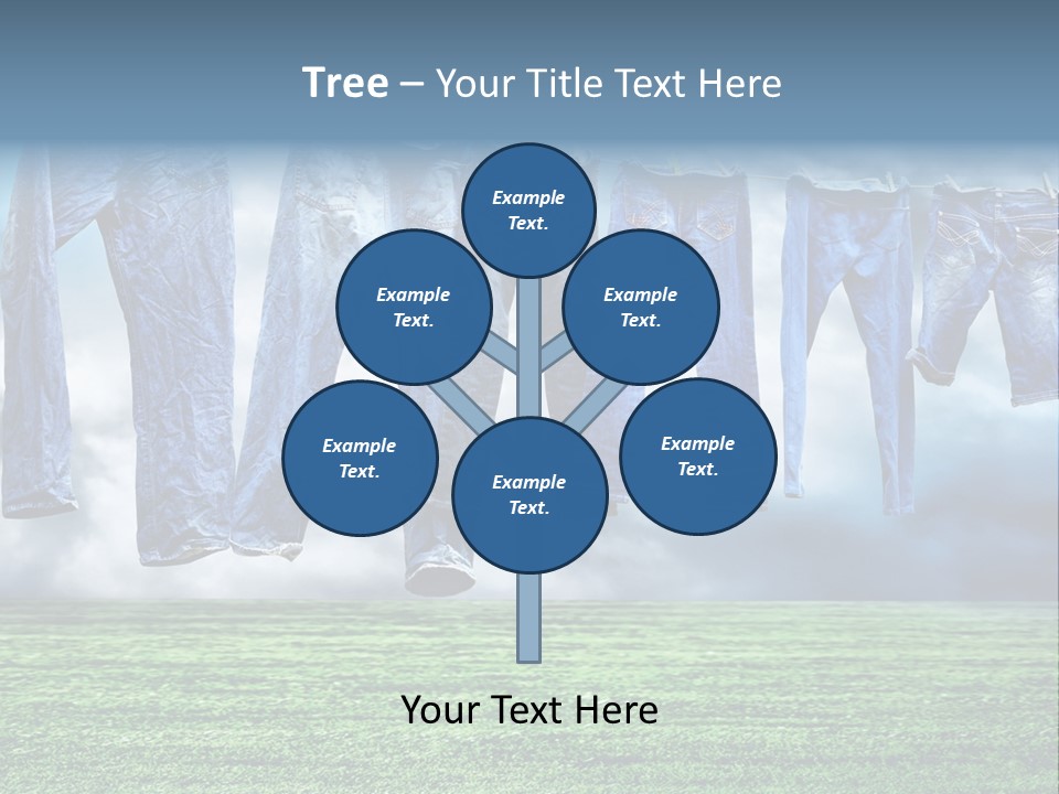 String Line Field PowerPoint Template
