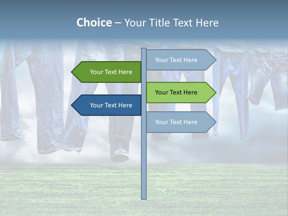 String Line Field PowerPoint Template