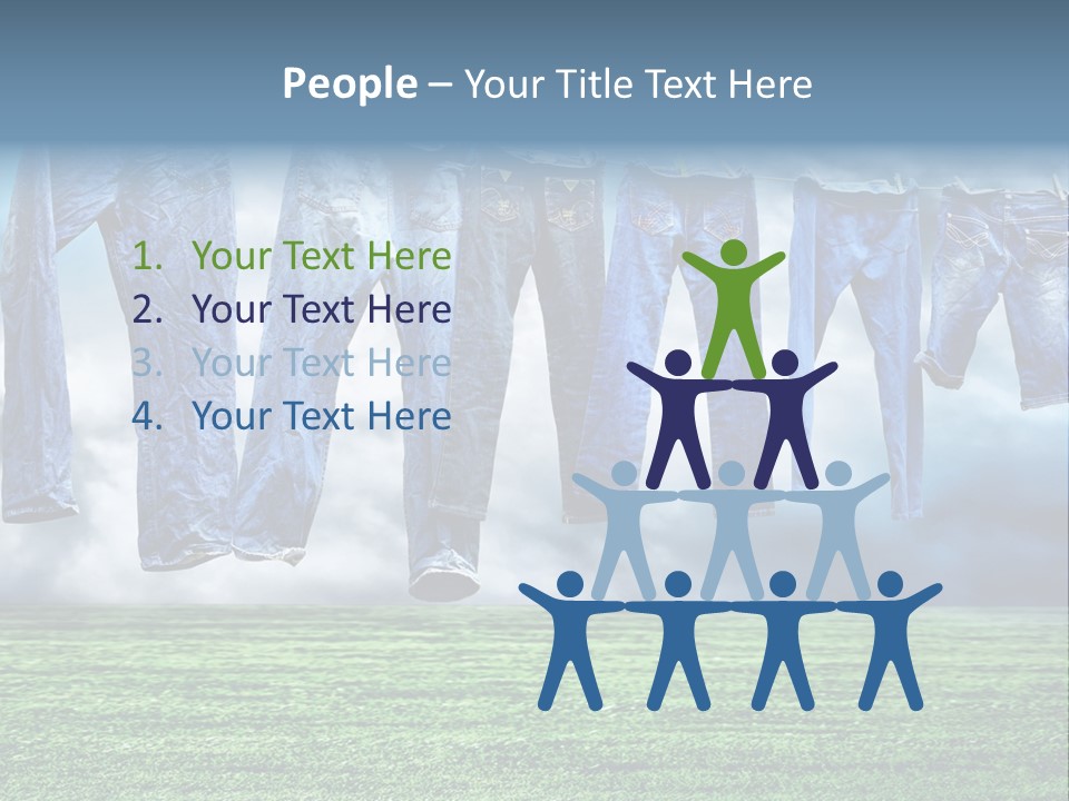 String Line Field PowerPoint Template