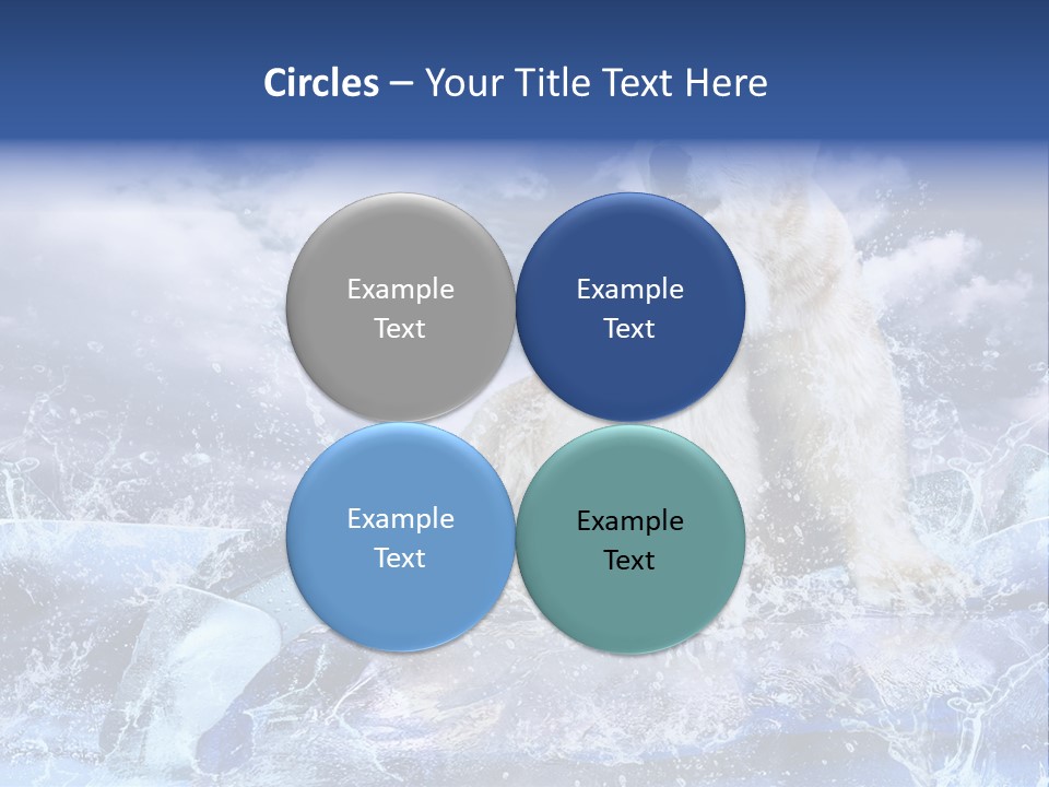 Endangered Zoo Wallpaper PowerPoint Template