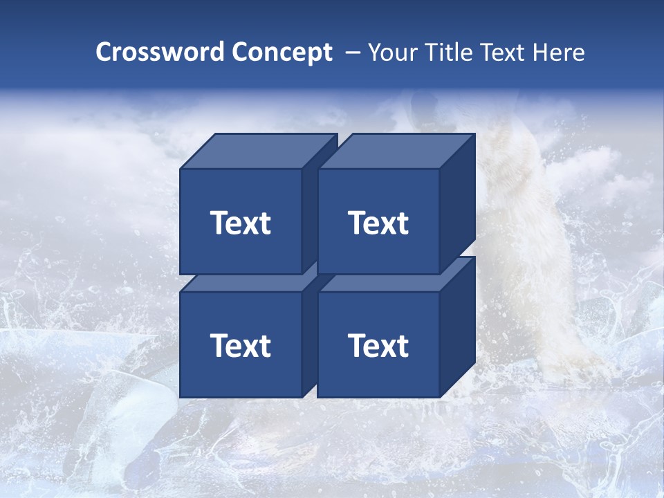 Endangered Zoo Wallpaper PowerPoint Template