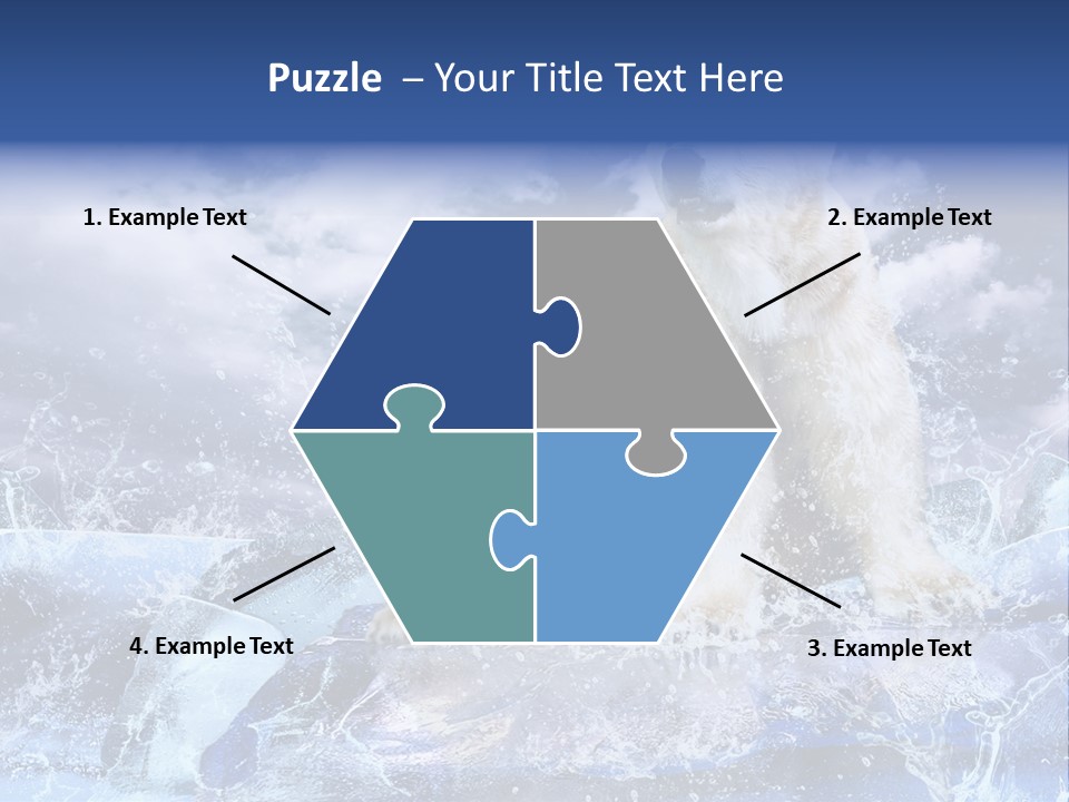 Endangered Zoo Wallpaper PowerPoint Template