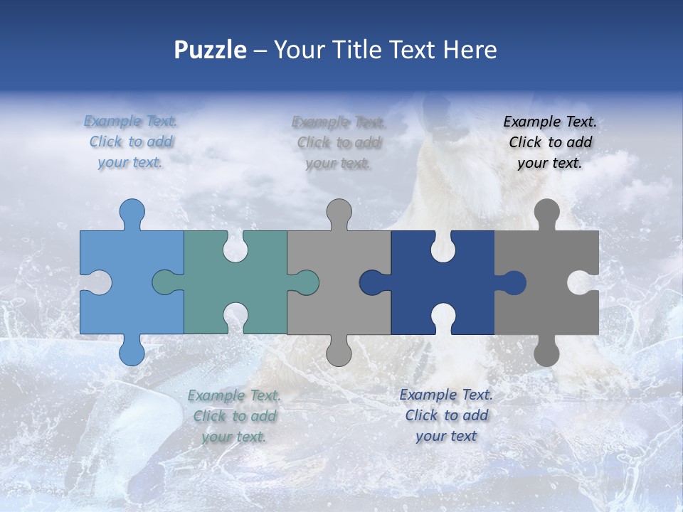 Endangered Zoo Wallpaper PowerPoint Template