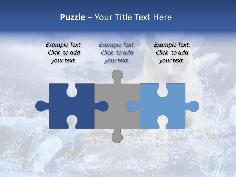 Endangered Zoo Wallpaper PowerPoint Template