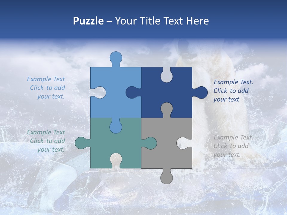 Endangered Zoo Wallpaper PowerPoint Template