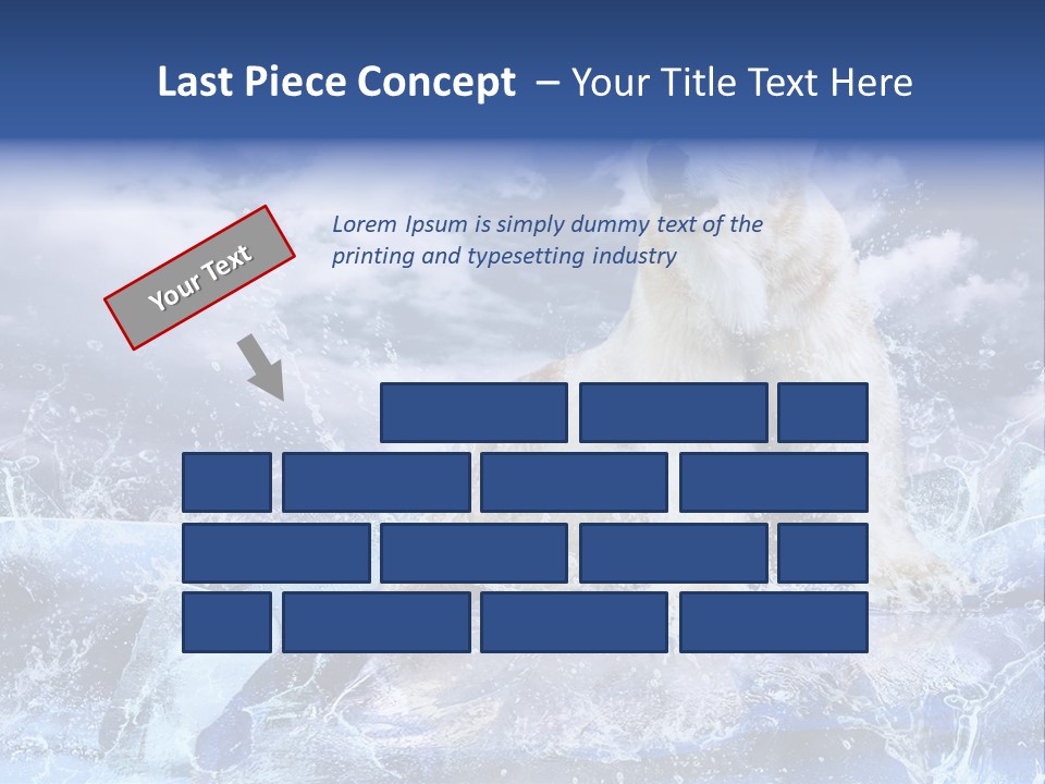 Endangered Zoo Wallpaper PowerPoint Template