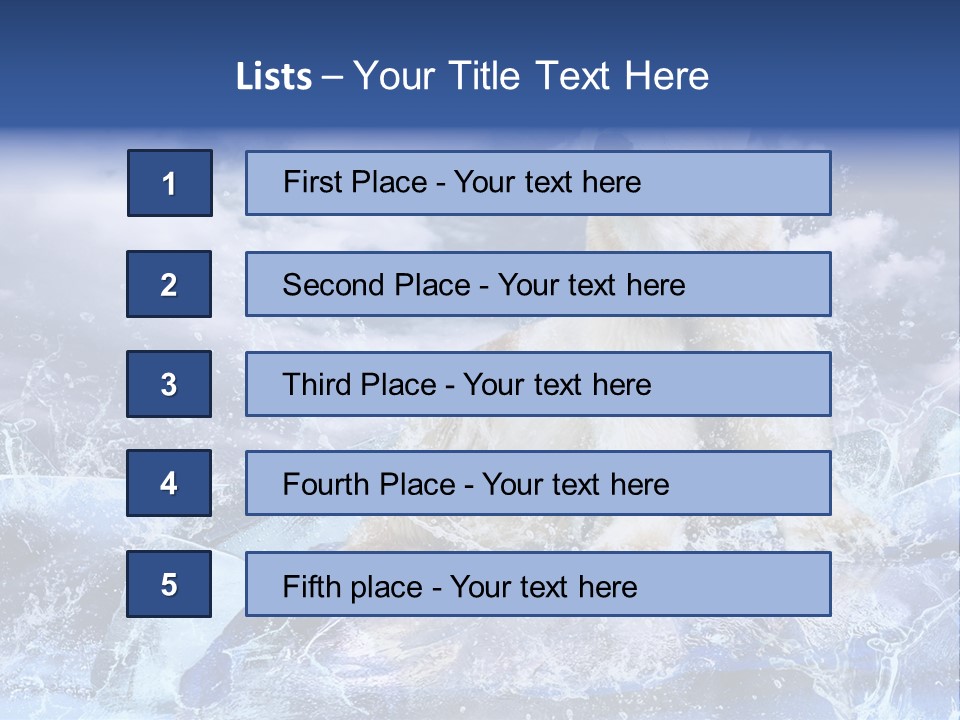 Endangered Zoo Wallpaper PowerPoint Template