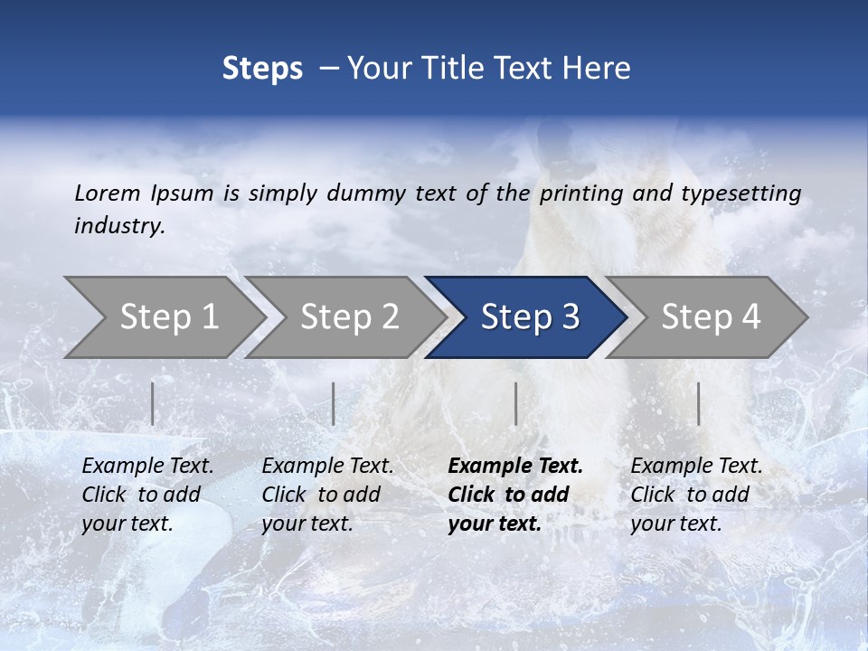Endangered Zoo Wallpaper PowerPoint Template
