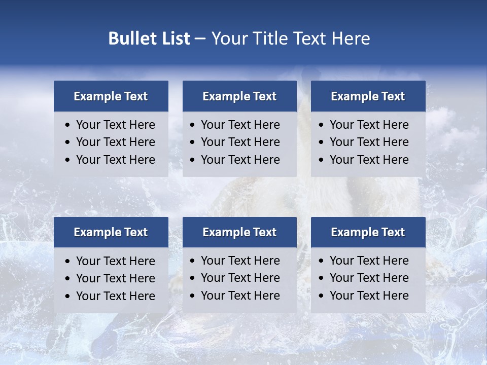 Endangered Zoo Wallpaper PowerPoint Template