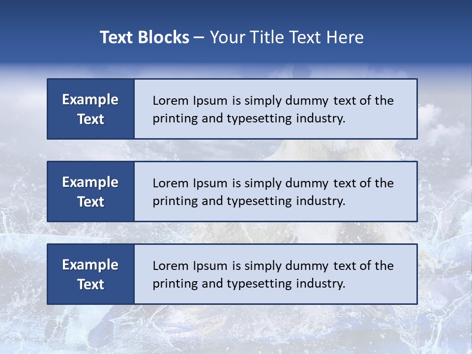 Endangered Zoo Wallpaper PowerPoint Template