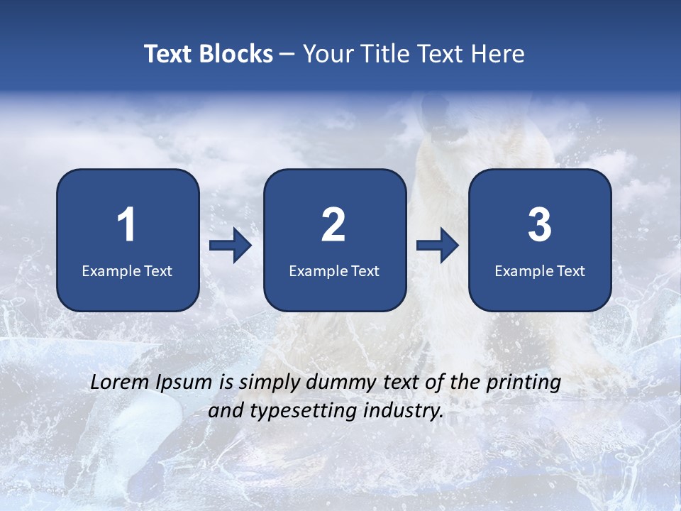 Endangered Zoo Wallpaper PowerPoint Template