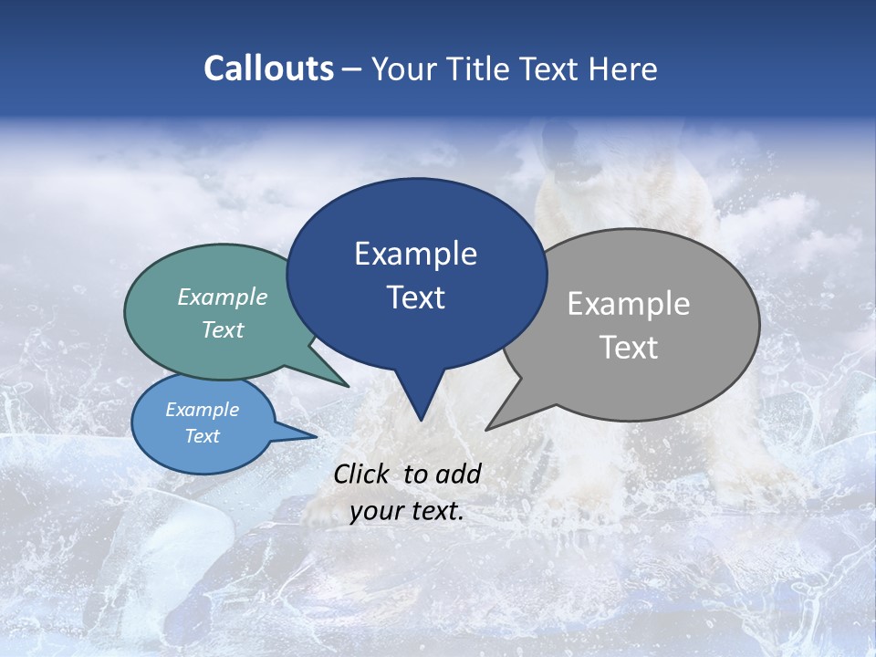 Endangered Zoo Wallpaper PowerPoint Template