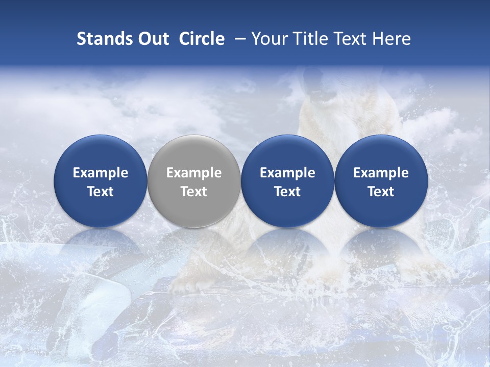 Endangered Zoo Wallpaper PowerPoint Template