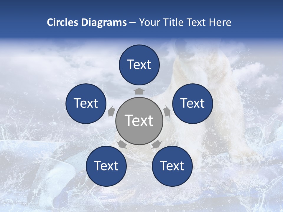 Endangered Zoo Wallpaper PowerPoint Template