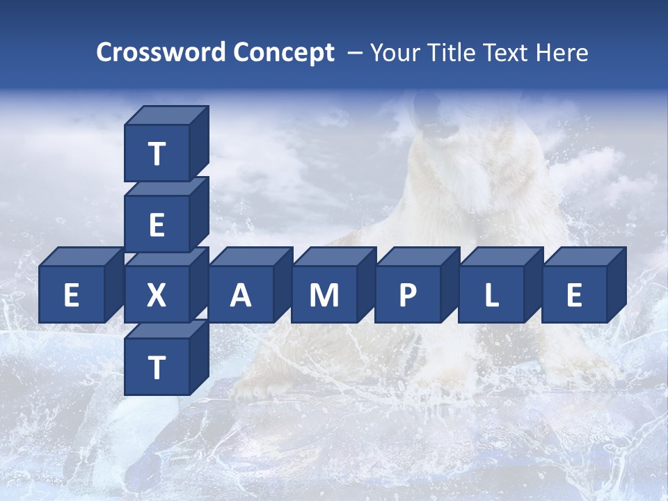 Endangered Zoo Wallpaper PowerPoint Template